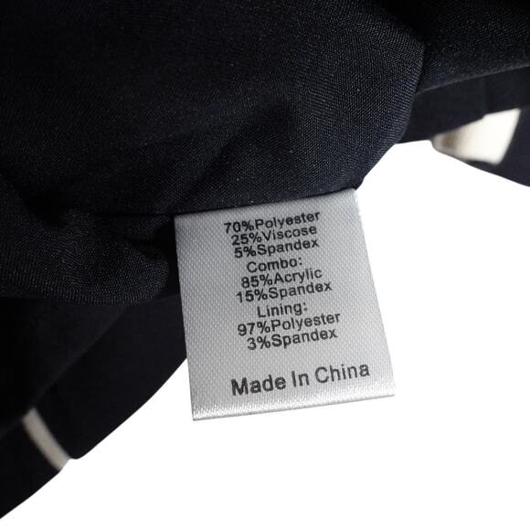 New Tuckernuck Navy and Cream Colorblock Evie Dress Size Large 2924-47 - Picture 12 of 13